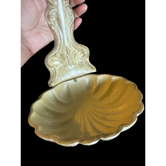 Vintage ROYAL 26” Metal Ladle Spoon Cream Wall Hanging MCM Planter Decor Retro - Picture 5 of 11